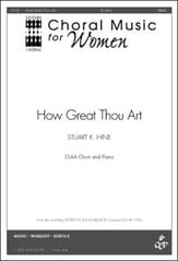 How Great Thou Art SSAA choral sheet music cover